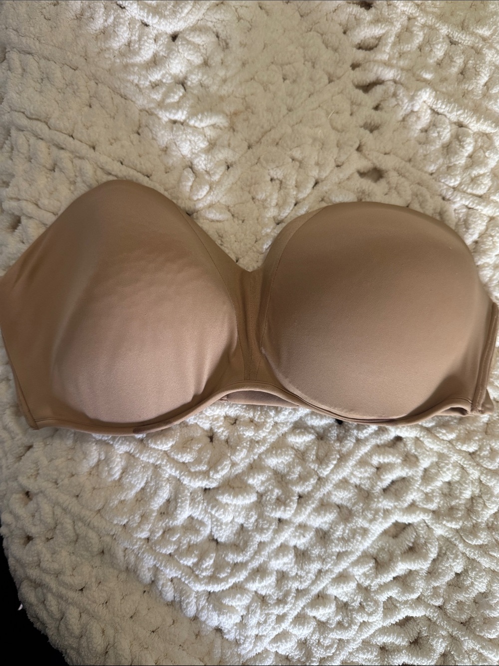Soma Strapless Bandeau Bra in Nude Tan
